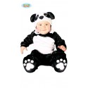 VESTITO CARNEVALE PANDA BABY 12/24 MESI COSTUME COMPLETO TUTA/CAPUCCIO/PIEDI COD.82627 POLIESTERE GUIRCA 8434077826270