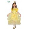 COSTUME CARNEVALE PRINCIPESSA FAIRY 3/4 ANNI GUIRCA VESTITO GIALLO PER FESTE E TRAVESTIMENTI VARI IN POLIESTERE