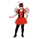 COSTUME CARNEVALE COCCINELLA BAMBINA 10/12 ANNI VESTITO COMPLETO DI ALI E CERCHIETTO ANTENNE 100%POLIEST.GUIRCA COD81892