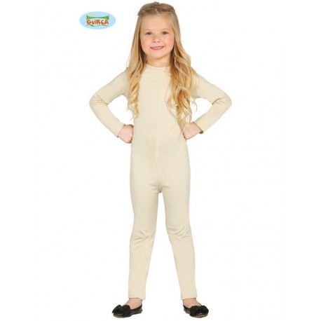 TUTA ELASTICA BABY 3/5 ANNI COLOR CARNE INDOSSARE SOTTO I VESTITI E I COSTUMI DI CARNEVALE/HALLOWEEN E TRAVESTI VARI