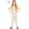 TUTA ELASTICA SPANDEX BABY 9/12 ANNI COLOR CARNE INDOSSARE SOTTO I VESTITI DI CARNEVALE/HALLOWEEN E TRAVESTIMENTI VARI