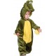 COSTUME CARNEVALE COCCODRILLO BABY 12/24 MESI VESTITO TUTONE CON ZIP E CAPUCCIO 100%POLIESTER GUIRCA COD.81014