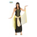 COSTUME CARNEVALE DONNA DEA EGIZIA CLEOPATRA TAGLIA M VESTITO COMPLETO DI APPLICAZIONI COD 84616 GUIRCA 8434077846162