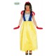 COSTUME VESTITO CARNEVALE BIANCANEVE PRINCIPESSA DEL BOSCO MIS M 38/42 ADULTA100%POLIEST. COD 84588 GUIRCA 8434077845882