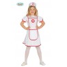 COSTUME CARNEVALE CROCEROSSINA BABY INFERMIERA 5/6 ANNI VESTITO CON CUFFIA 100%POLIESTER COD 85946 GUIRCA 8434077859469