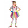 COSTUME CARNEVALE PAGLIACCIA CLWOUN BABY 10/12 ANNI VESTITO COMPLETO DI CAPPELLINO E (COLLANT OMAGGIO) COD 85856 GUIRCA