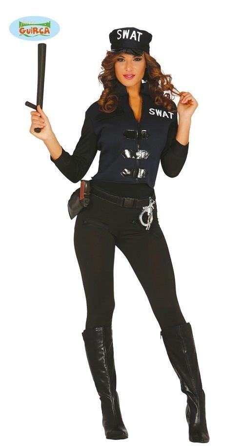 Ciao Travestimento Costume di Carnevale Poliziotta Special Police