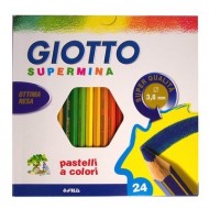 COLORI LEGNO GIOTTO SUPERMINA /NATURA 24PZ.