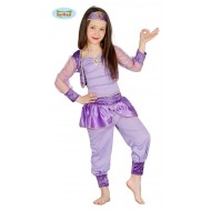 COSTUME CARNEVALE BALLERINA ORIENTALE 3/4 ANNI VESTITO COMPLETO DI FASCIA CAPELLI/CAMICETTA E PANTALONI COD 85955 GUIRCA