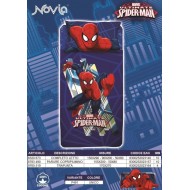 COMPLETO LETTO SPIDERMAN ULTIMATE ORIGINAL MARVEL 1 PIAZZA LENZUOLO SOPRA 150X290 SOTTO CON ANGOLI 90X200CM 100% COTONE