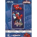 COMPLETO LETTO SPIDERMAN ULTIMATE ORIGINAL MARVEL 1 PIAZZA LENZUOLO SOPRA 150X290 SOTTO CON ANGOLI 90X200CM 100% COTONE