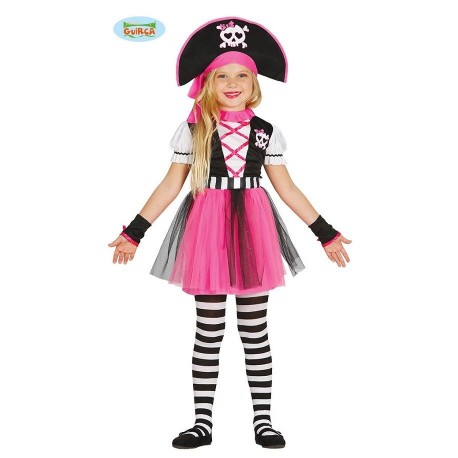 VESTITO CARNEVALE + ACCESSORI PIRATA DEI 7 MARI COSTUME CAPPELLO PISTOLA  8/10 ANNI TRAVESTIMENTO - 5560+04859