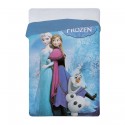 COPRILETTO SINGOLO 1 PIAZZA FROZEN DISNEY PRINCIPESSE ORIGINALE 170X260CM 100% COTONE DISTRIBUITO DA YUMA MILANO ITALY