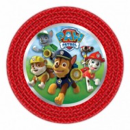 BLISTER 8 PIATTI DI CARTA 18 CM.PAW PATROL ORIGINAL AMSCAN MADE IN USA