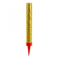 BLISTER 3 CANDELE FONTANA COLORE ORO PER FESTE DI COMPLEANNO E PARTY VARI