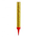 BLISTER 3 CANDELE FONTANA COLORE ORO PER FESTE DI COMPLEANNO E PARTY VARI