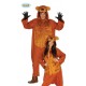 COSTUME CARNEVALE ORSO BRUNO ADULTI UNISEX TAGLIA UN VESTITO COMPLETO TUTA E CAPUCCIO PER TRAVESTIMENTI C.84353 GUIRCA