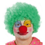 PARRUCCA CLOWN RICCI VERDE PER TRAVESTIMENTI DI CARNEVALE FESTE E PARTY VARI GUIRCA WIG COD 4162 8434077041628