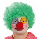 PARRUCCA CLOWN RICCI VERDE PER TRAVESTIMENTI DI CARNEVALE FESTE E PARTY VARI GUIRCA WIG COD 4162 8434077041628