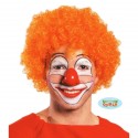 PARRUCCA CLOWN RICCI ARANCIONE PER TRAVESTIMENTI DI CARNEVALE FESTE E PARTY VARI GUIRCA WIG COD4157 8434077041574