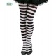 COLLANT A RIGHE ORIZZONTALI BIANCONERI TAGL UN PER TRAVESTIMENTI DI CARNEVALE E HALLOWEEN COD 18279 GUIRCA8434077182796