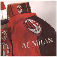 COPRILETTO TRAPUNTATO AC MILAN ORIGINALE LETTO1 PIAZZA 170X260CM PRODOTTO UFFICIALE 100%POLIESTER HERMET ITALY