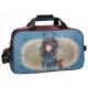 BORSA DA VIAGGIO CON TRACOLLA THE HATTER GORJUSS SANTORO LONDON ORIGINAL 45X25X25CM IDEALE PER PALESTRA E PISCINA