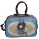 BORSA DA VIAGGIO E DA PASSEGGIO CON TRACOLLA THE HATTER GORJUSS SANTORO LONDON ORIGINAL 37X25X15 SIMILPELLE TOP QUALITY