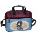 BORSA LAVORO E DA PASSEGGIO CON TRACOLLA THE HATTER GORJUSS SANTORO LONDON SIMILPELLE CHIUSURA E TASCA ESTERNA CON ZIP