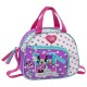 BORSETTA CON TRACOLLA MINNIE DAISY DISNEY ORIGINAL 23X19X10CM.2 ZIP TASCA ESTERNA 70%POLUIESTERE 30%PVC.COD.2494951