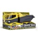 DUMPER TRUCK CAMION RIBALTABILE 43X20X23CM IN PLASTICA GIALLO E NERO 6 RUOTE MODELLO REGISTRATO DA MOLTO MADE IN ESPANA