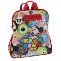 ZAINO TEMPO LIBE IDEALE PER SCUOLA E LAVORO TSUM TSUM DISNEY ORIGINAL IN SIMILPELLE MORBIDA 31X35XCM