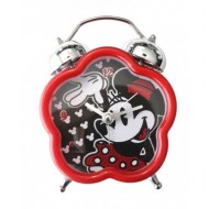 SVEGLIA IN METALLO CON LUCE MINNIE ROSSA DISNEY