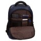 ZAINO ORGANIZZATO PORTA PC PER LAVORO/VIAGGIO/TEMPO LIBERO BLU BEVERLY HILLS POLO CLUB ORIGINAL 33X45X18CM MULTI TASCHE