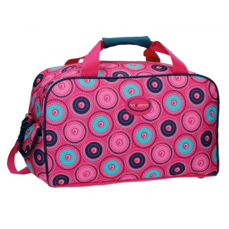 BORSA DA VIAGGIO IDEALE PER PISCINA E PALESTRA 45X25X23CM FANTASIA COLOR MOVOM CIRCLES TOP QUALITY