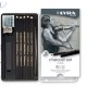 SCATOLA IN METALLO LYRA CHARCOAL SET DA 11 PEZZI CARBONCINO COMPLETO