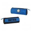 ASTUCCIO TOMBOLINO SCUOLA FC INTERNAZIONALE ORIGINAL 21X8X8CM 1 ZIP CON SCRITTA E LOGO A RILIEVO DISTR. DA PANINI ITALY