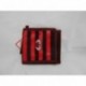 PORTAFOGLIO A STRAPPO AC MILAN ROSSONERO 1 ZIP INTERNA. MIS11X13CM.CHIUSO/11X37CM.APERTO