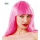 PARRUCCA MEDIA LUNGHEZZA ROSA BEAUTY PER TRAVESTIMENTI DI CARNEVALE E FESTE VARIE A TEMA TOP QUALITY GUIRCA COD 4193