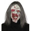 MASCHERA HORROR ZOMBIE CON CAPELLI PER TRAVESTIMENTI DI CARNEVALE HALLOWEEN E FESTE VARIE TOP QUALITY GUIRCA COD 2461