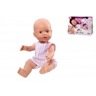 BAMBOLA 33CM CON BIBERON ROSA NEONATA CHE LACRIMA PER DAVVERO TOP QUALITY ROSA TOYS COD 3902 CON SCATOLA MADE IN ESPANA