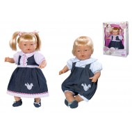 BAMBOLA IRENE 40CM CON VESTITO CAPELLI BIONDI OCCHI AZZURRI TOP QUALITY ROSA TOYS COLLEZZ3827 CON SCATOLA MADE IN ESPANA