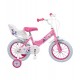 BICICLETTA CON ROTELLE 12" MINNIE DISNEY ORIGINAL COLORE ROSA COD 611 TOP QUALITY DISTRIBUITO DA TOIM SL ESPANA