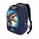 ZAINO SCUOLA TRE CERNIERE JURASSIC WORLD ORIGINALE 42X36CM