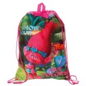 GIM SAC TROLLS TRUE COLORS ORIGINAL DREAM WORKS ZAINO A SACCA CON SPALLACCI 30X40CM SCUOLA E TEMPO LIBERO 100%POLIESTER