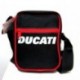 TRACOLLA BOY DUCATI VERTICALE 16,5X21X6CM.NERA C/BORDATURA ROSSA