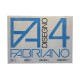 BLOCCO DISEGNO F4 FABRIANO 24X33 LISCIO 220GR. CARTA BIANCA FG.STACCATI