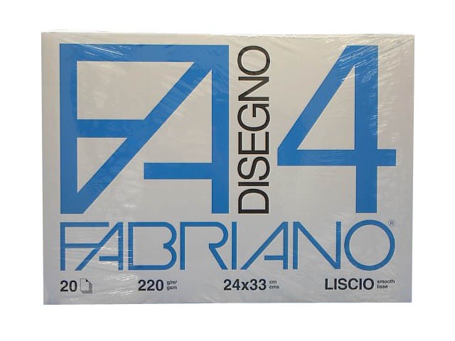 Blocco disegno Fabriano F4 24X33 Liscio