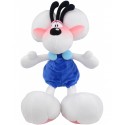 PELUCHE DIDDL BIANCO CON VESTITO BLU E BOTTONI AZZURRI 32CM NUOVO DIDDL FOREVER ORIGINAL UNITED LABELS AG GERMANY