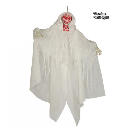 MOSTRO ZOMBIE FANTASMA 170CM LUCI E SUONI ARTICOLI DECORATATIVI SCHERZOSI PER VETRINE E FESTE DI HALLOWEEN E CARNEVALE